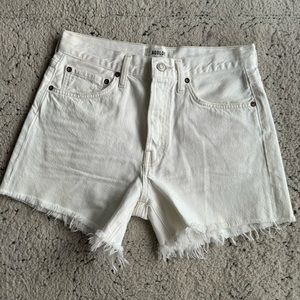 NWOT Agolde Parker Ling Short in Panna Cotta